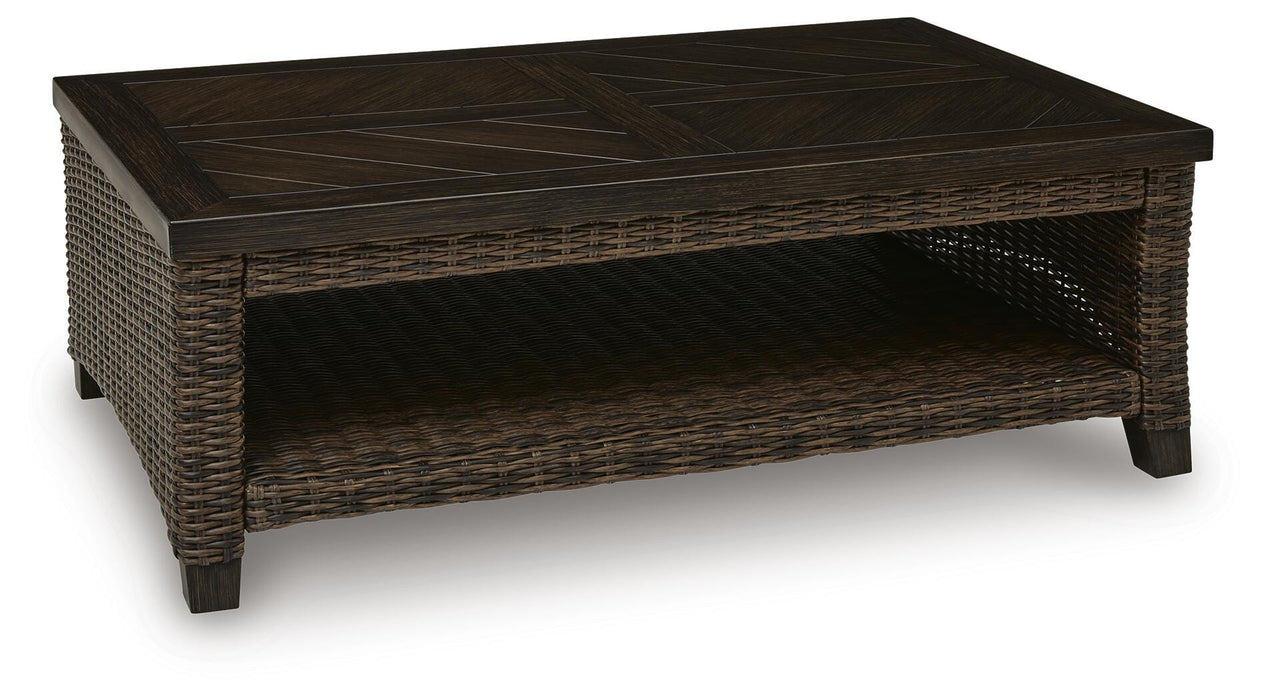 Drakes Beach Dark Brown Rectangular Cocktail Table