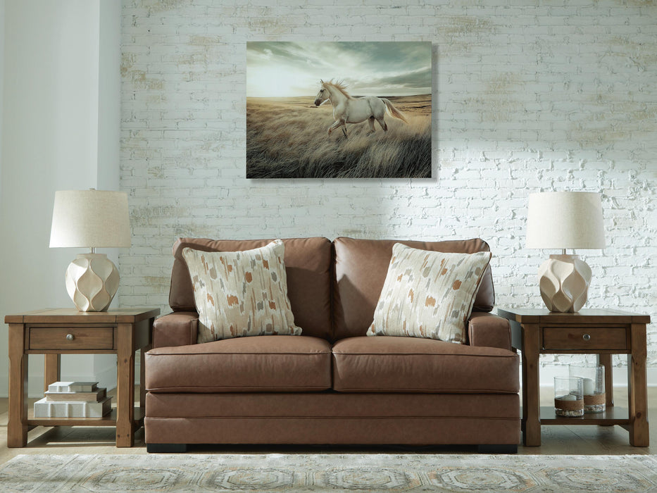 VillaCourt Caramel Loveseat