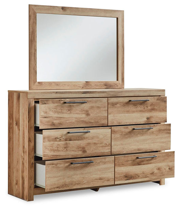 Hyanna Tan Brown Hyanna Dresser and Mirror