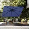 9x12FT Offset Cantilever Umbrella - Rectangular Patio Garden Shade