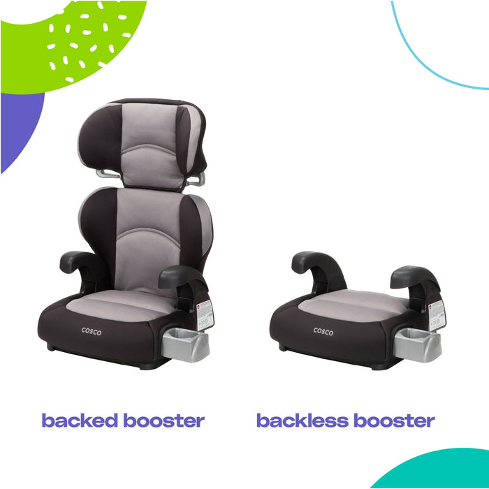 Cosco Kids Pronto Trend Belt-Positioning Booster Car Seat, Spindrift, Toddler, Unisex - open_box