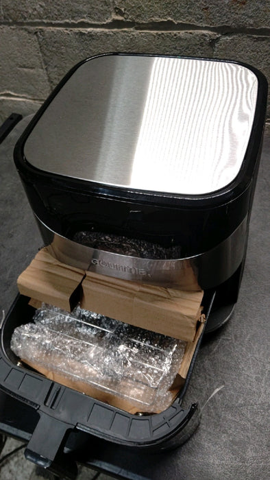 GAF685 Digital Free Fry Air Fryer- No Oil Healthy Frying - LCD Display - 8 Presets - 1700 Watt - 6 Qt Pan - Recipe Book Included - open_box