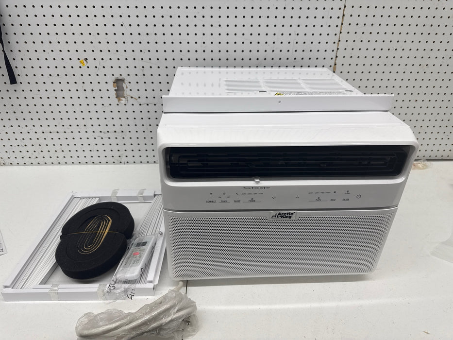Arctic King Restored Arctic King 12,000 BTU Smart Window Air Conditioner, Cools Rooms up to 550 Sq. Ft., White, (Refurbished) - used_good