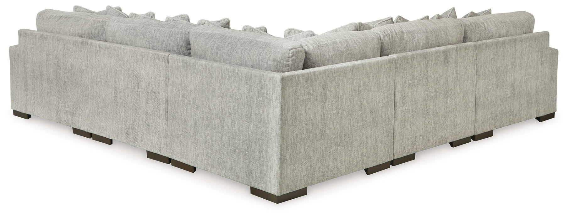 Regent Park Pewter Regent Park 5-Piece Sectional - Brand New