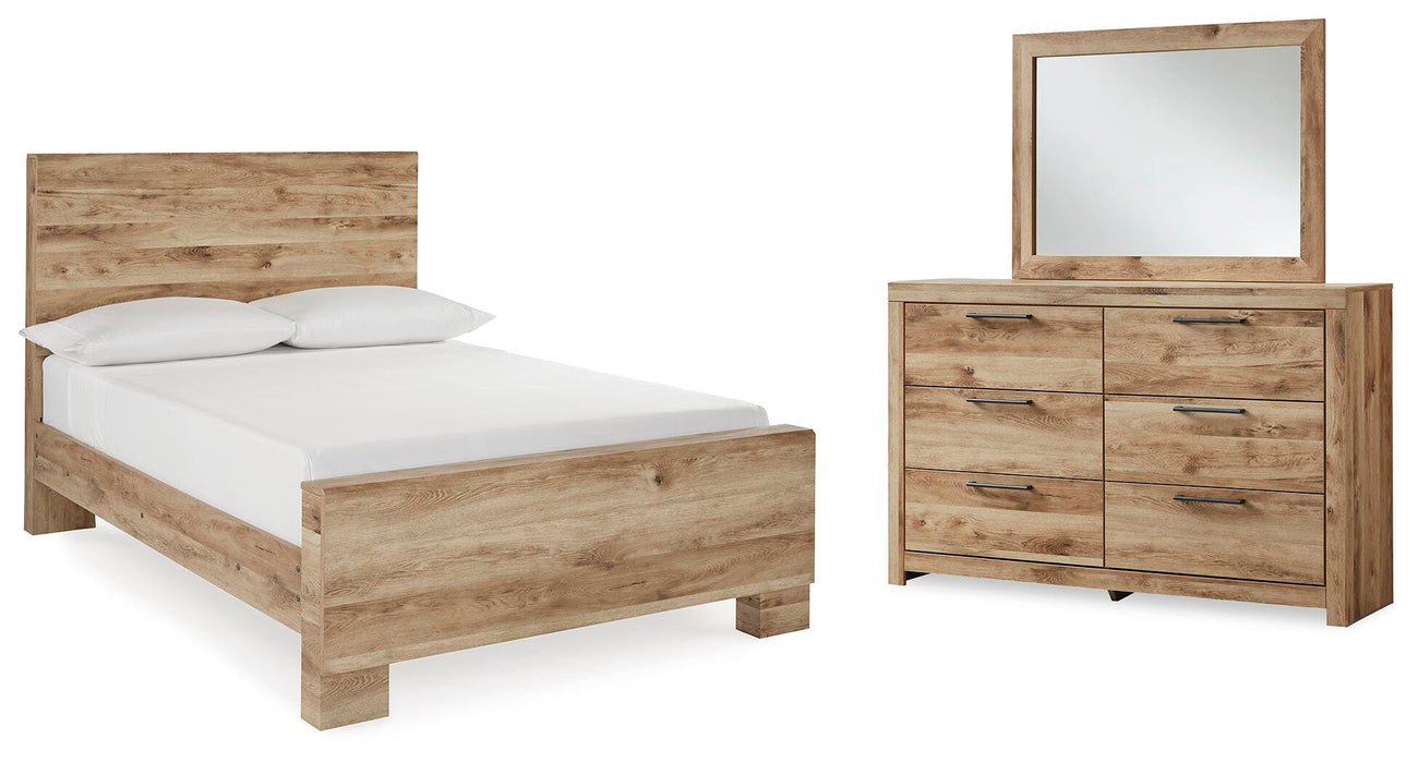 Hyanna Tan Brown Panel Bedroom Collection