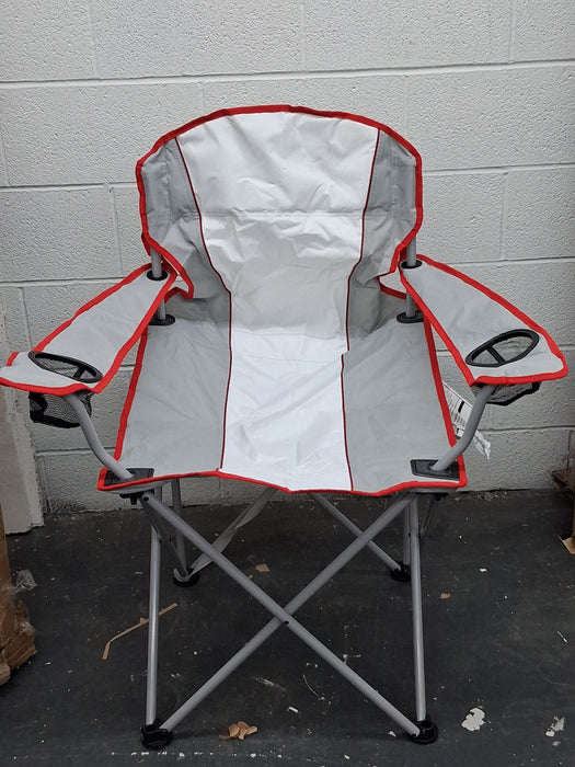 Ozark Trail Oversized Quad Chair, Off White & Grey - new