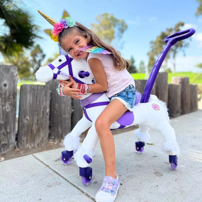 Power Pony Push Riding Toy - Crystal - new
