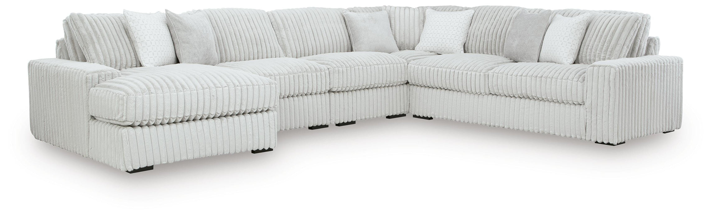 Stupendous Alloy Stupendous 5-Piece Sectional with Chaise