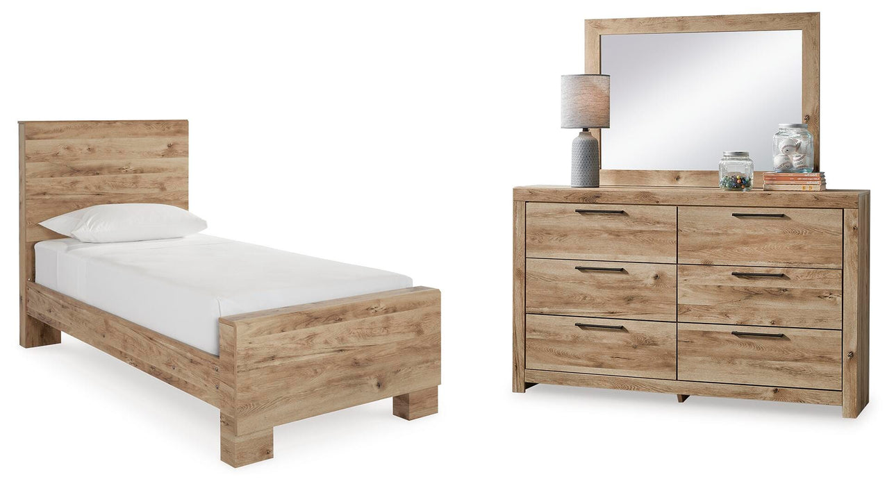 Hyanna Tan Brown Panel Bedroom Collection