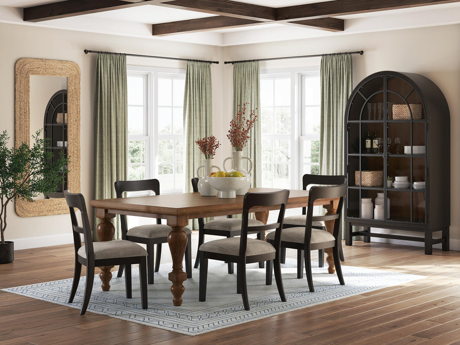 Chadworth Brown Chadworth Dining Table and 6 Chairs