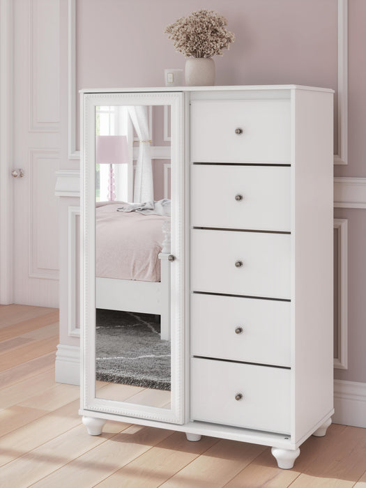 Maylilly White Dressing Chest