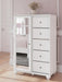 Maylilly White Dressing Chest