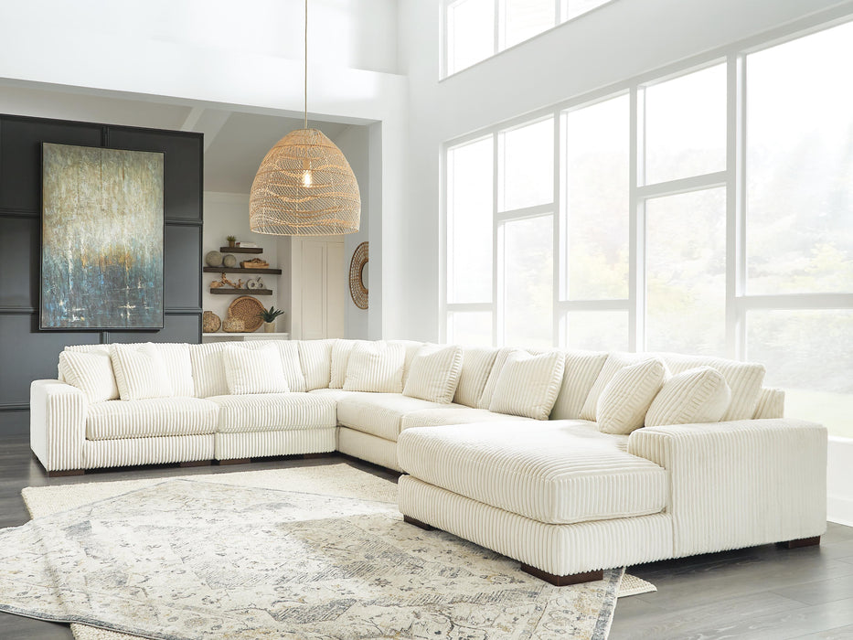 Lindyn Ivory Lindyn 6-Piece Sectional with Chaise