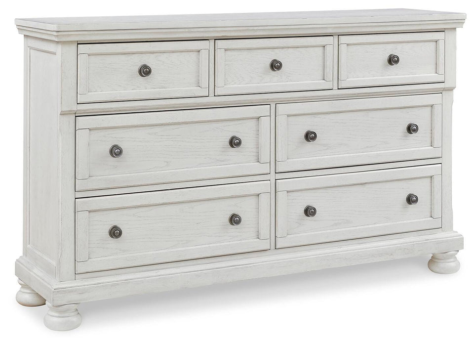 Robbinsdale Antique White Robbinsdale Dresser and Mirror