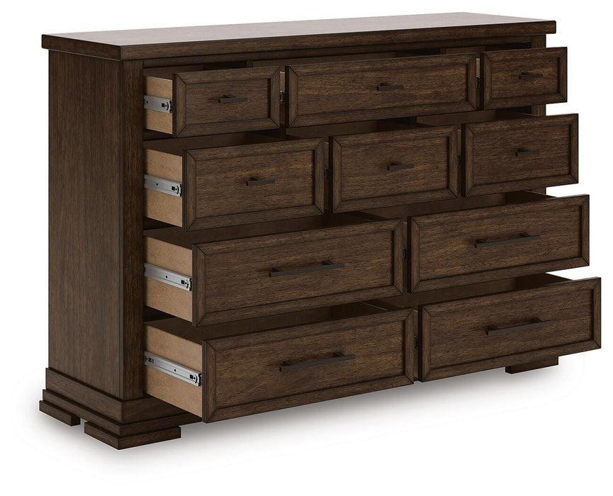 Taffenbrook Medium Brown Dresser