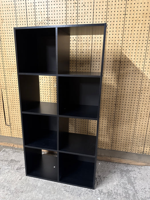 Mainstays 8 Cube Storage Organizer, Black - new