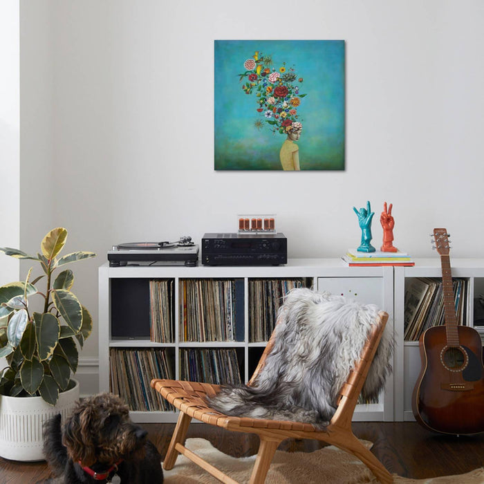 Art.com A Mindful Garden Art Print by Duy Huynh, 30" x 30" - open_box