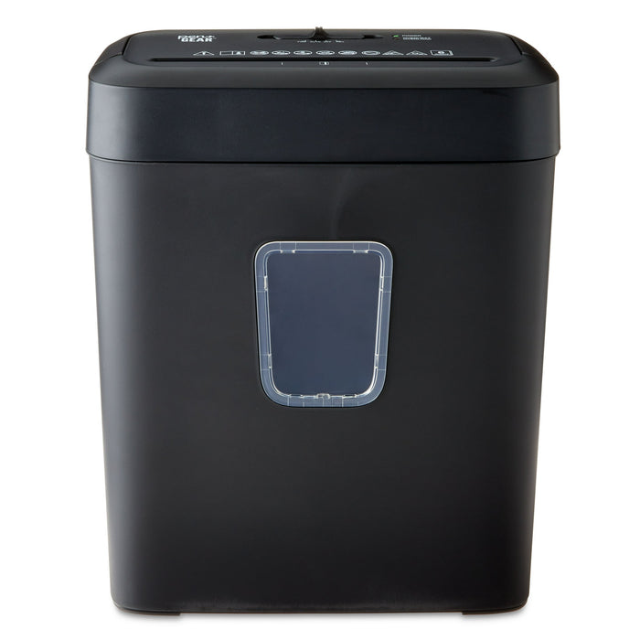 Pen+Gear 6-Sheet Cross-Cut Paper/Credit Card Shredder with 3.7 Gallon Bin, Black, Home & Office Use - new