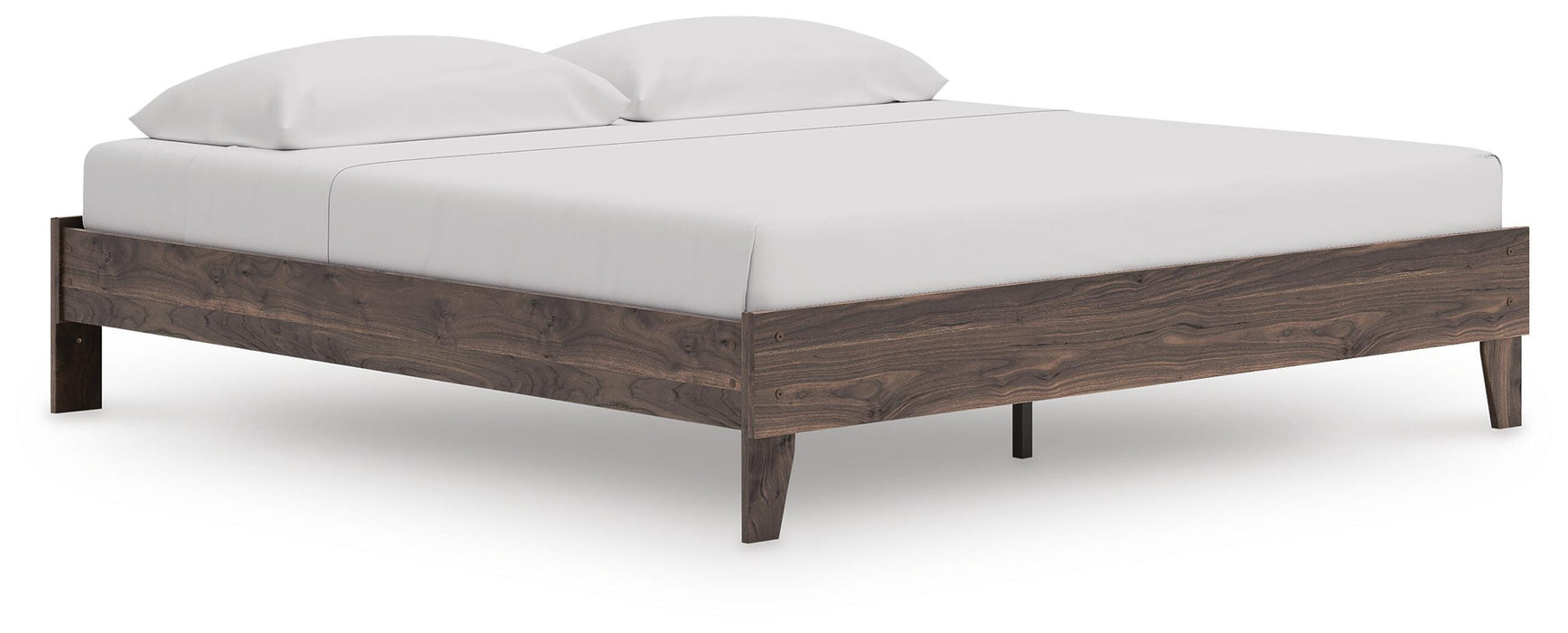 Calverson Brown King Platform Bed