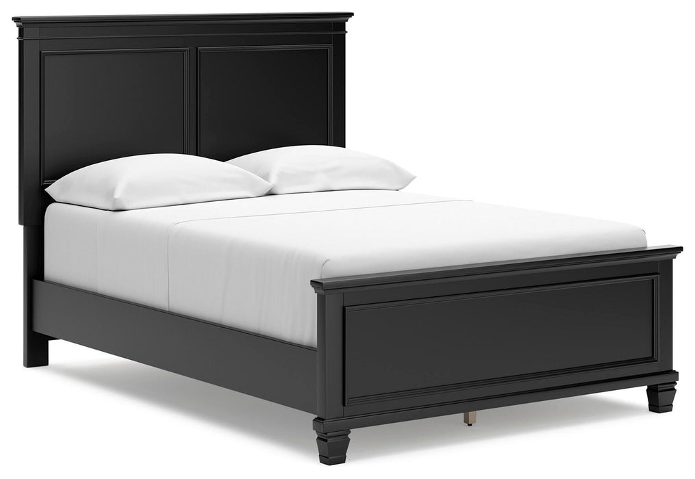 Lanolee Black Lanolee Full Panel Bed