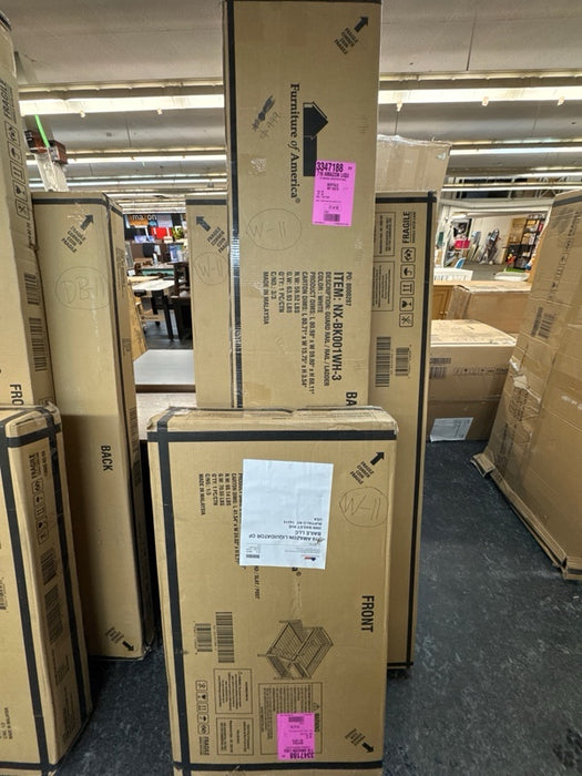 Furniture of America Brookings NX-BK001WH Twin/Full Bunk Bed - new