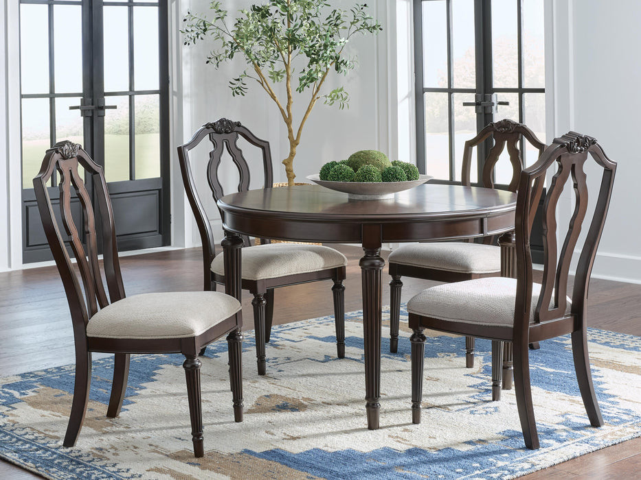 Lavinton Brown Lavinton Dining Table and 4 Chairs