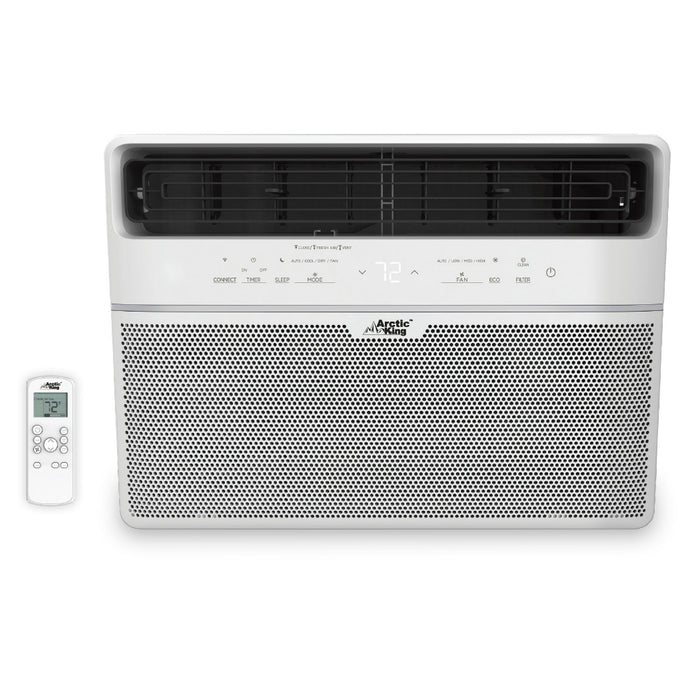 Arctic King Restored Arctic King 12,000 BTU Smart Window Air Conditioner, Cools Rooms up to 550 Sq. Ft., White, (Refurbished) - used_good