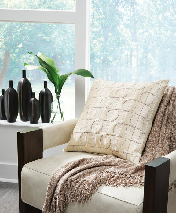 Kydner Beige/Brown Pillow (4/CS)