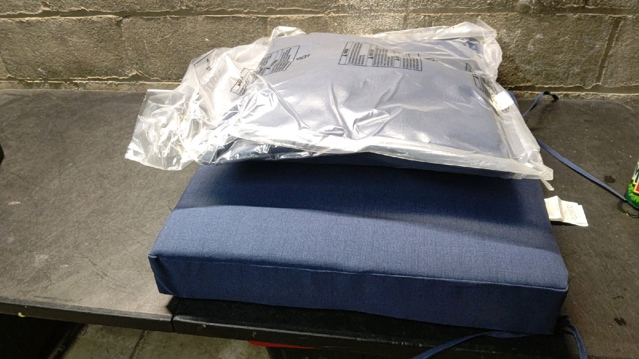 ARDEN Outdoor Deep Seat Cushion Set, 22 x 24, Water Repellent, Fade Resistant 22 x 24, Sapphire Blue Leala - open_box