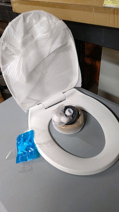 American Standard 5503B00B.020 Transitional Slow-Close Round Front Toilet Seat, White - open_box