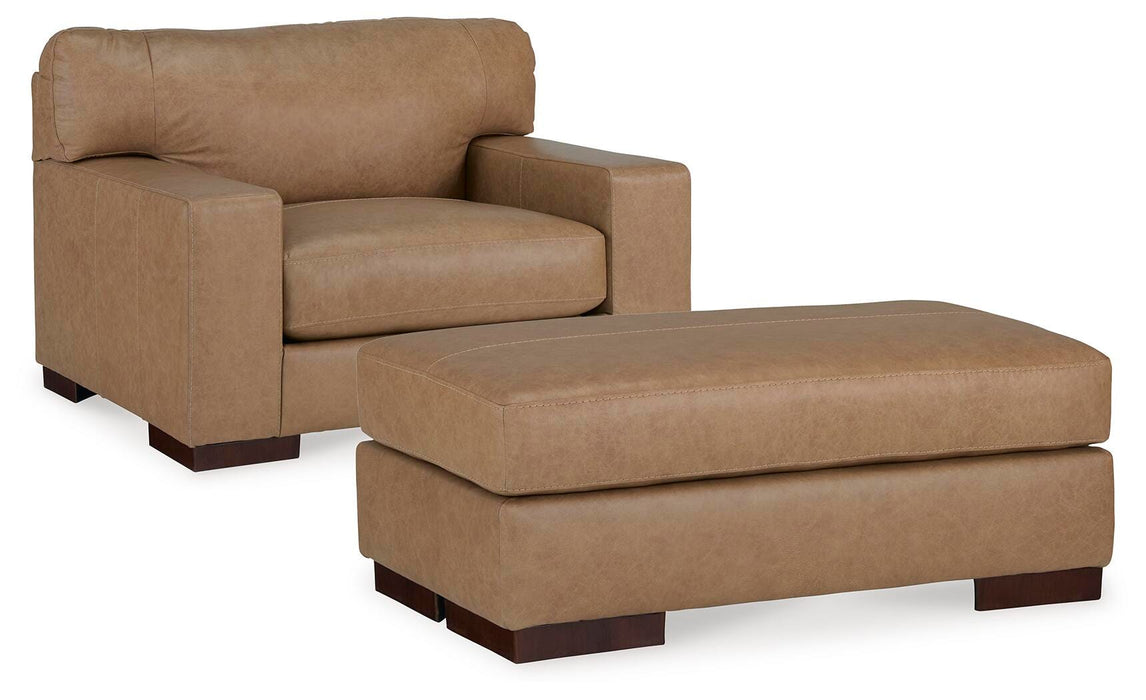 Lombardia Tumbleweed Lombardia Chair and Ottoman