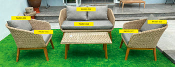 Crystal Cave Gray Loveseat Cushion