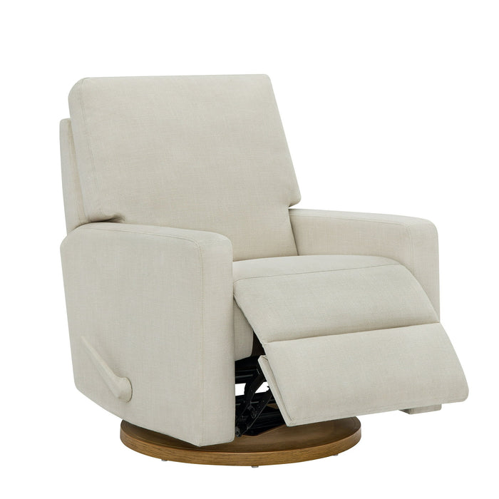 Better Homes & Gardens Modern Farmhouse Glider Recliner, Cream Linen - new