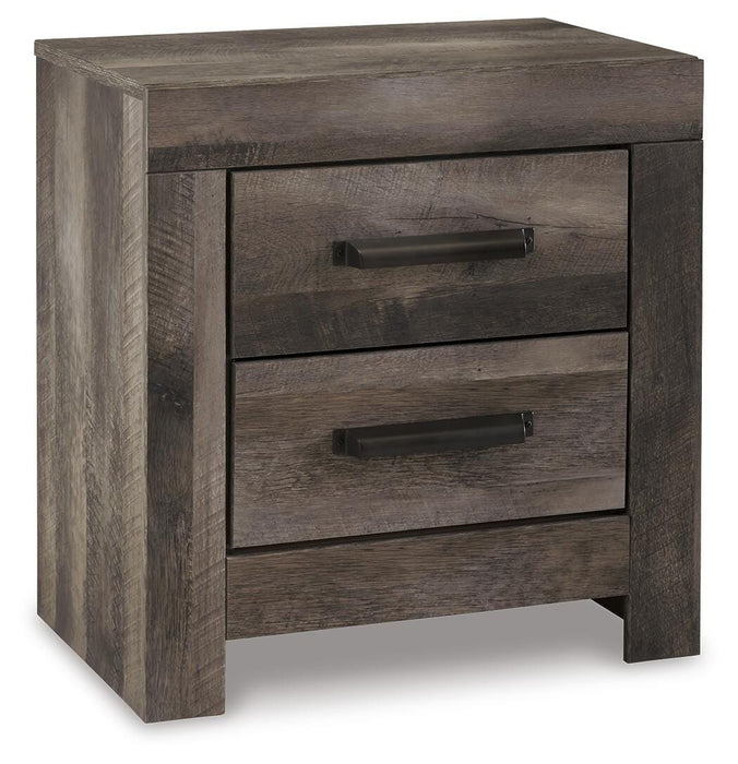 Wynnlow Gray Two Drawer Night Stand