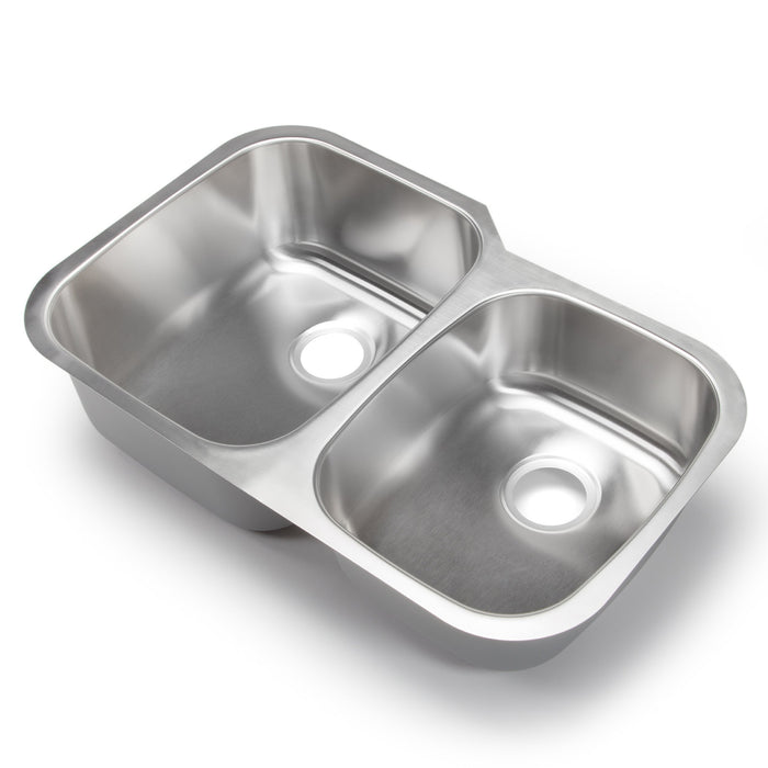Hahn Chef Series SS004 32-Inch Undermount 60/40 Double Bowl - new