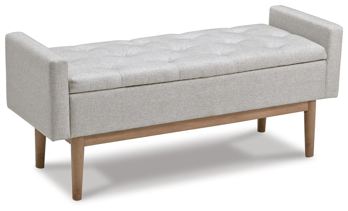 Briarson Beige/Brown Storage Bench
