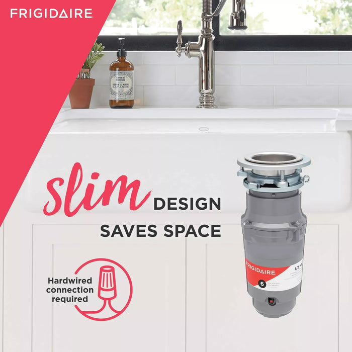 Frigidaire FF05DISPD1 Direct Wire Garbage Disposer for Kitchen Sinks, 1/2 - open_box