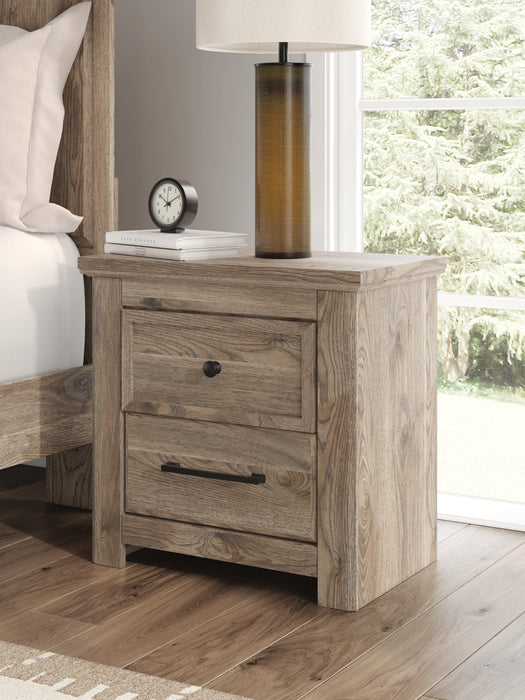 Keithland Brown Two Drawer Night Stand