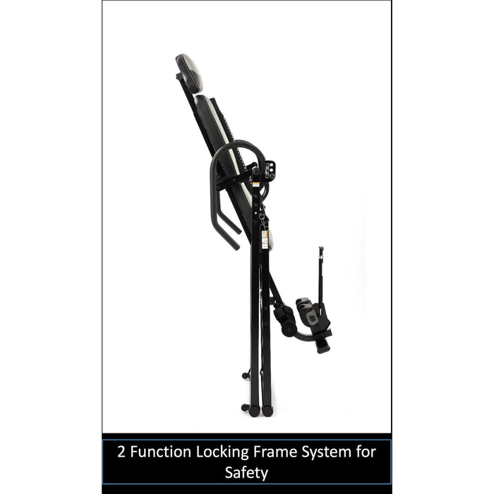 Medisonic 510100B Therapeutic Heavy Duty Steel Frame Inversion Table, 300LB Capacity - open_box