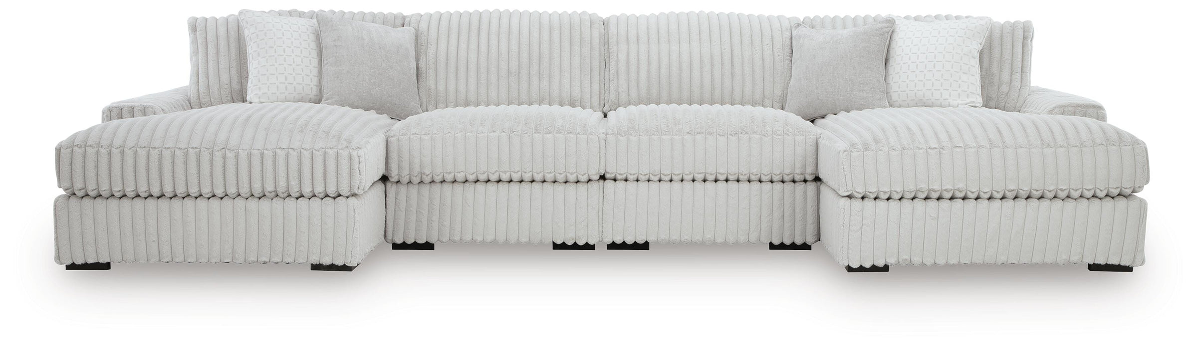 Stupendous Alloy Stupendous 4-Piece Sectional with Double Chaise
