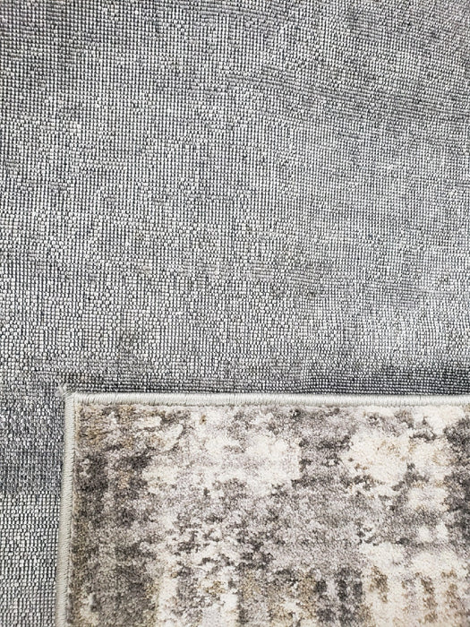 Better Homes & and Gardens Abstract Machine Washable Indoor Area Rug, Neutral, 8x10 - new