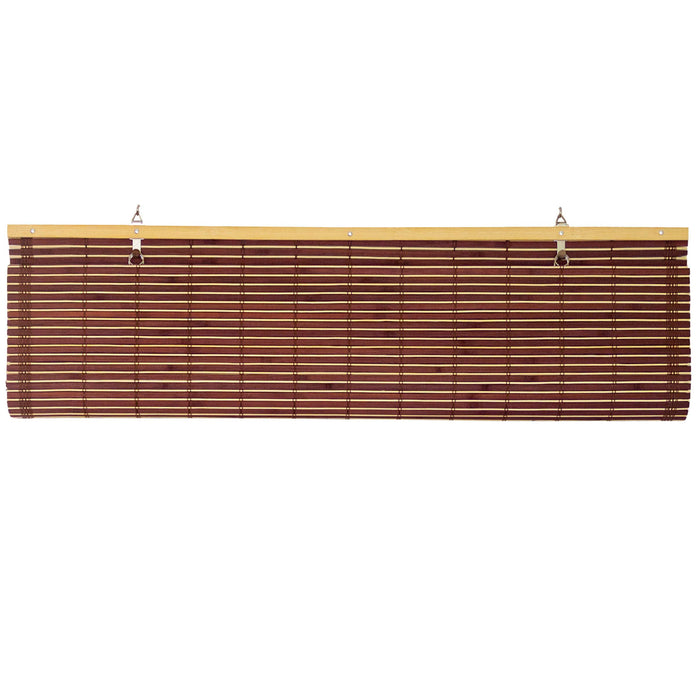 Red Lantern Bamboo Cordless Window Shade - Mahogany 48" W -