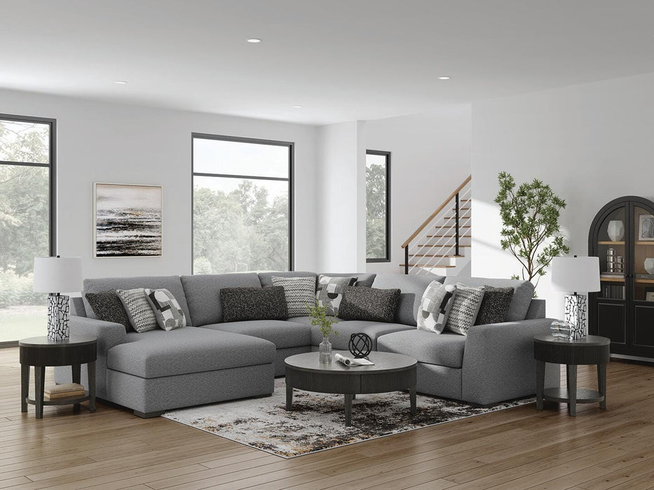 Bealton Salt and Pepper Bealton 5-Piece Sectional with Chaise