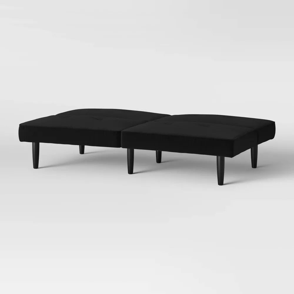 Futon Sofa Black - Room Essentials - new