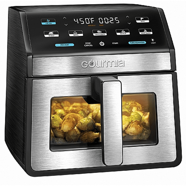 Gourmia 8-Quart Digital Air Fryer with Window & Light - open_box