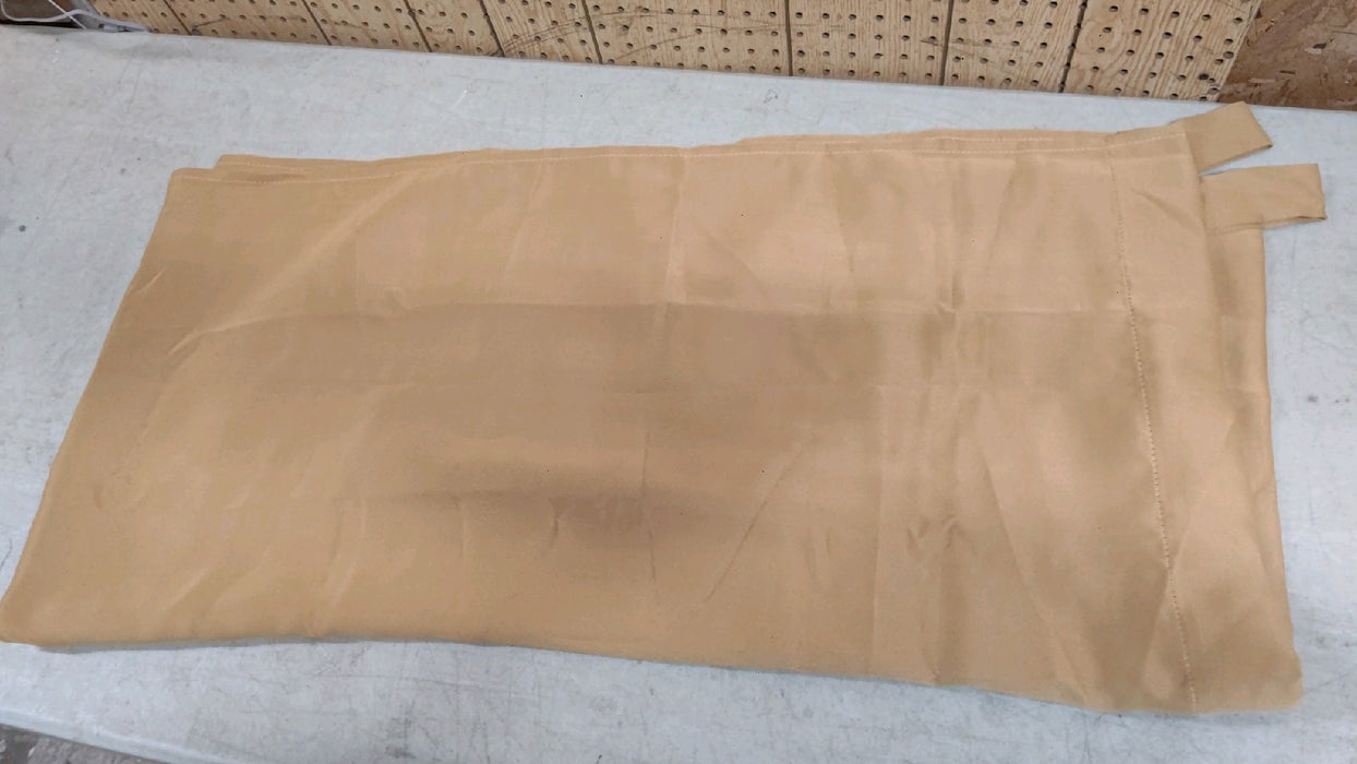 Sun Zero Nolan 1-Piece Energy Saving Blackout Tab Top Curtain Panel, 40"x84", Gold - open_box