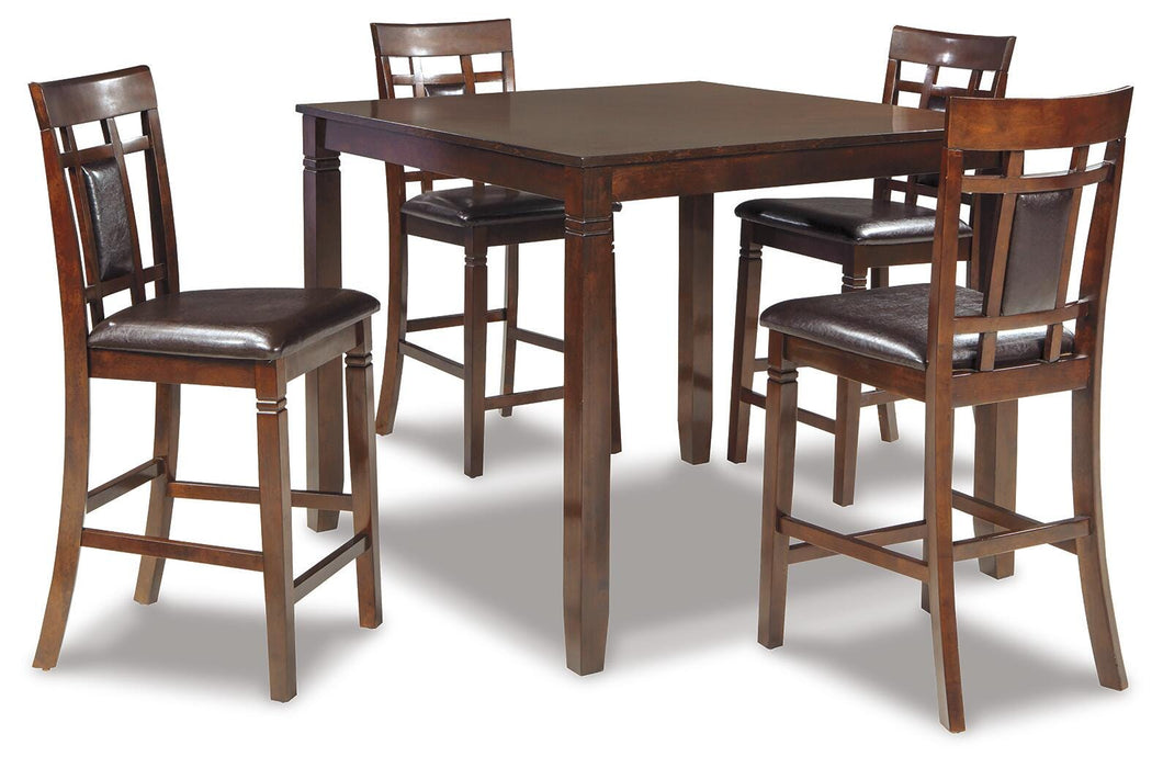 Bennox Brown DRM Counter Table Set (5/CN)