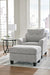Keenelynn Nickel Keenelynn Chair and Ottoman