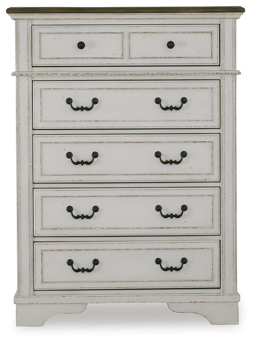 Blendon Two-tone Five Drawer Chest