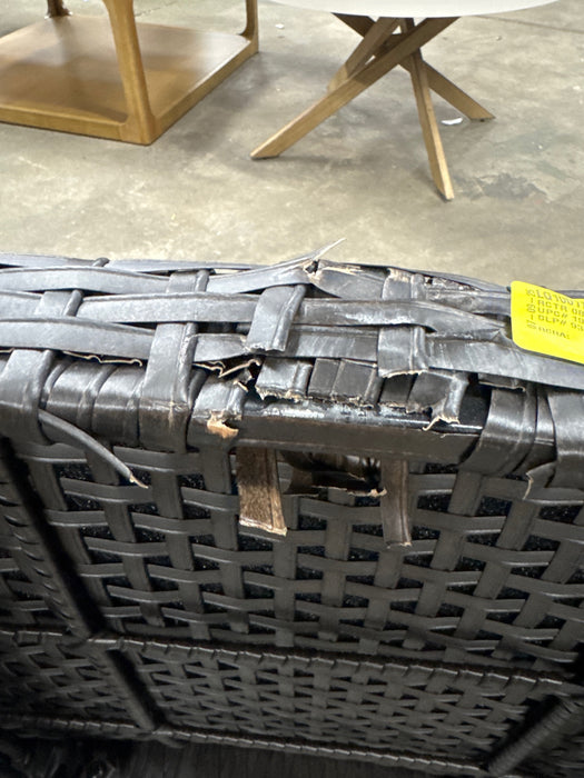 Member's Mark Padded Wicker Chaise Lounger, Set of 2 - open_box